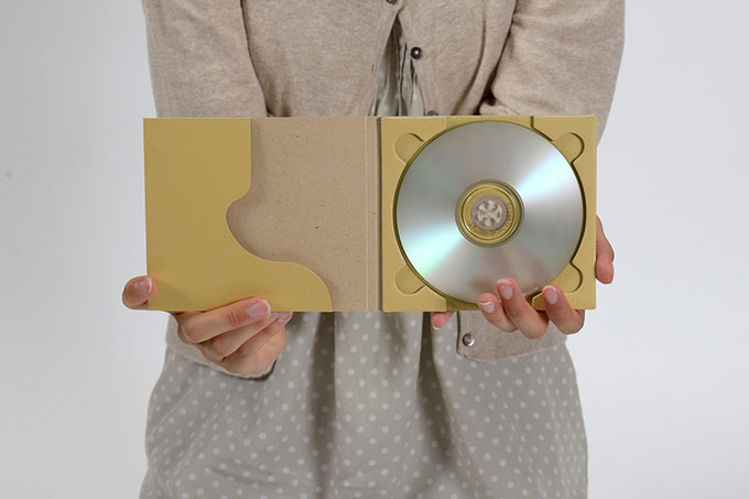CD紙ケース クラフト茶＋OPP製外袋 50組セット