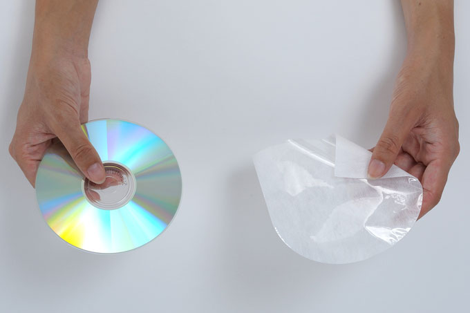 CD用 内袋（インナージャケット）片面OPP＋片面不織布 丸底 200枚セット|マルゲリータのCD収納