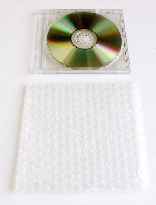 CD発送用 エアキャップ袋 CD1枚用 200枚セット