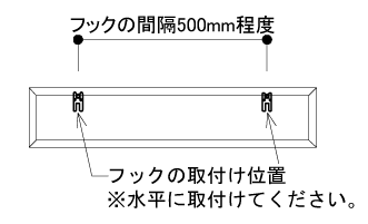 CDを壁に飾る木製額縁 取り付け方